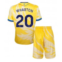 Echipament fotbal Crystal Palace Adam Wharton #20 Tricou Deplasare 2024-25 pentru copii maneca scurta (+ Pantaloni scurti)